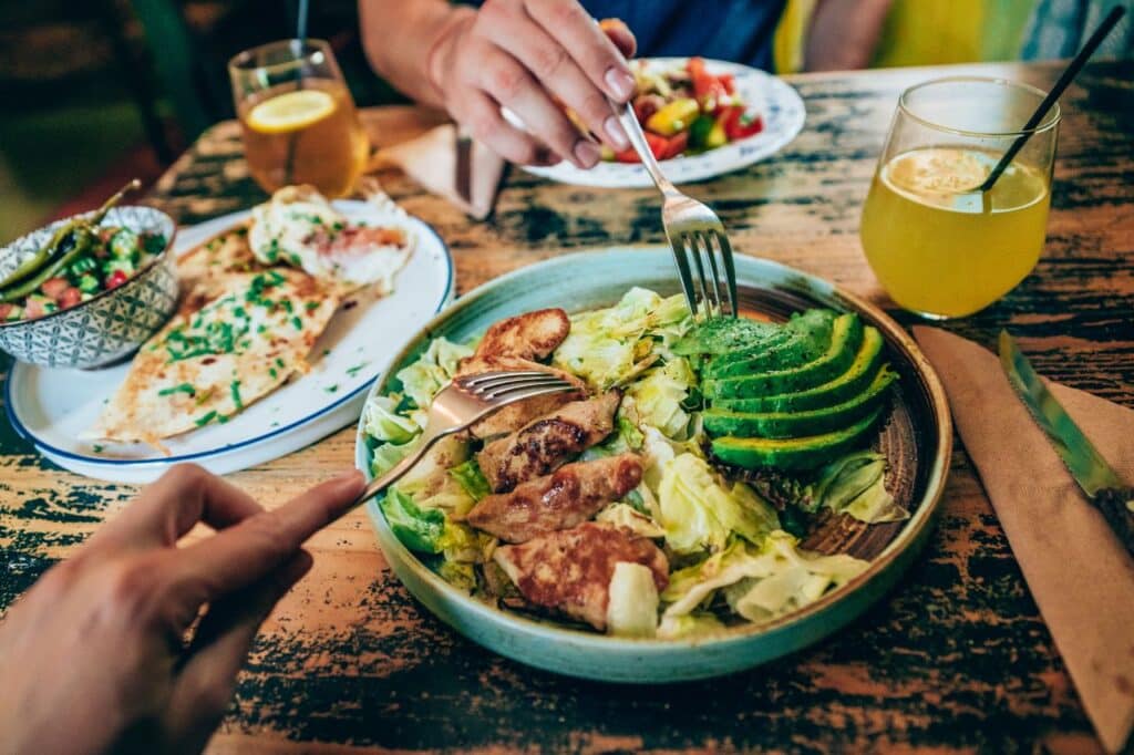 et après les 3 jours des repas sains et un mode de vie sain