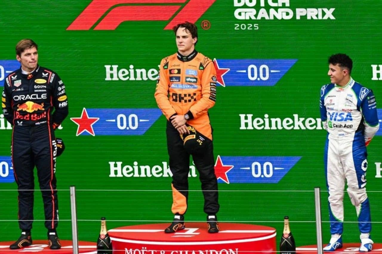 podium grand prix f1 zandvoort 2025