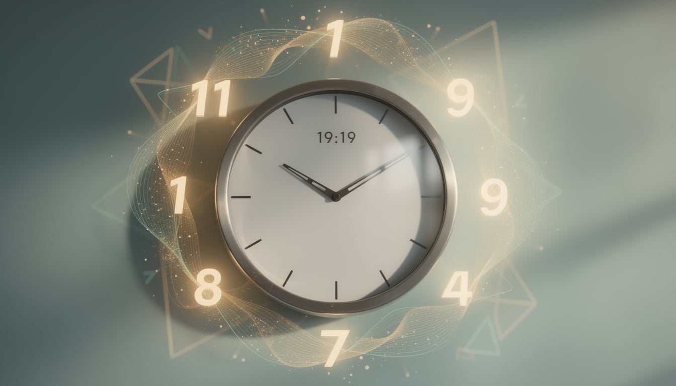 découvrez la signification de l'heure miroir 19h19 et le message caché qu'elle vous envoie. interprétez ce phénomène intrigant pour mieux comprendre vos synchronicités.