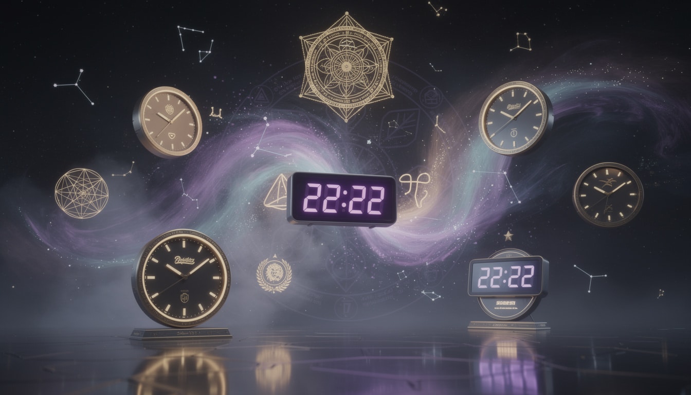 découvrez la signification de l'heure miroir 22h22 et le message caché qu'elle véhicule. interprétez les synchronicités et laissez-vous guider par ce moment mystérieux.