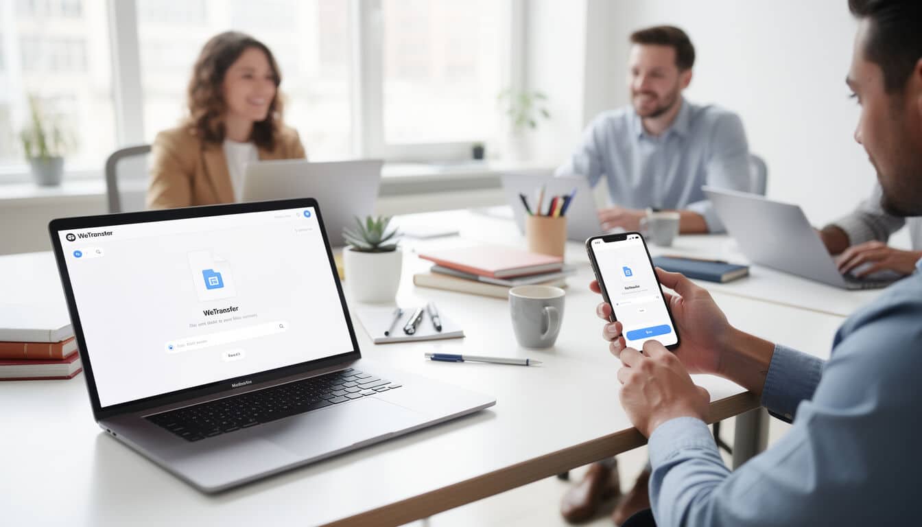 Wetransfer, le service incontournable pour envoyer rapidement vos fichiers volumineux en toute simplicité et sécurité.