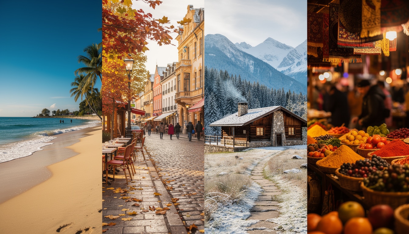 découvrez les meilleures destinations pour partir en novembre, que ce soit pour profiter du soleil, des festivals ou des paysages d'automne.