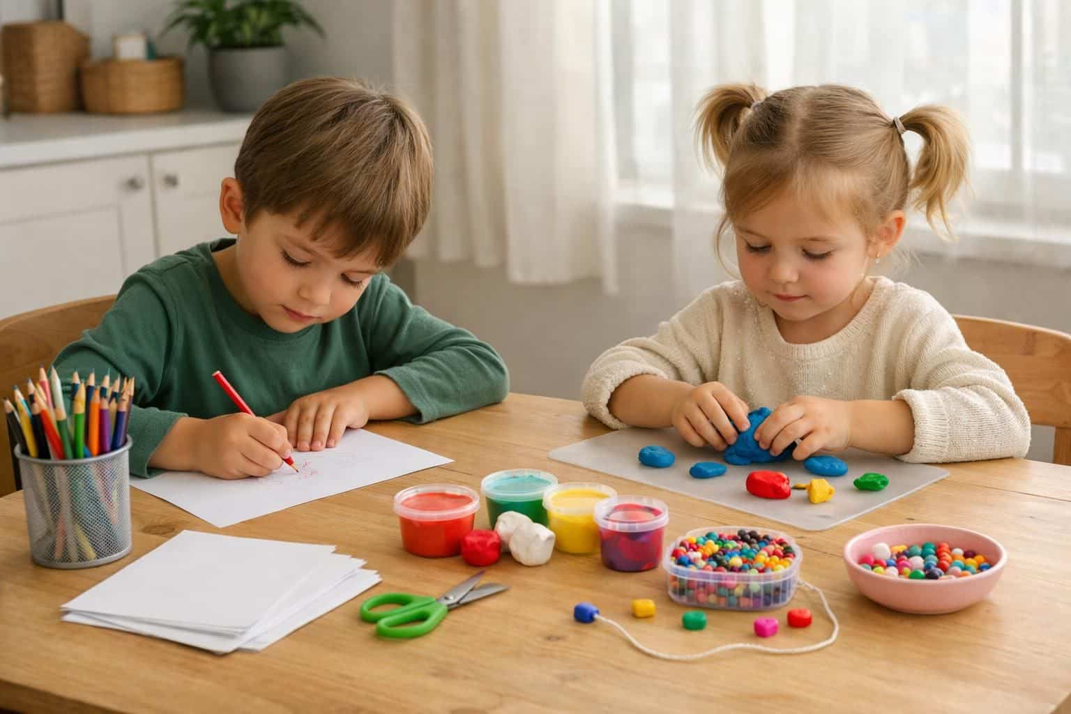 découvrez des jeux simples et amusants pour occuper vos enfants sans écran, favorisant leur créativité et leur concentration tout en s'amusant.