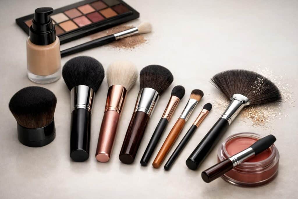 découvrez les pinceaux de maquillage indispensables et apprenez à les utiliser pour un maquillage parfait et professionnel.