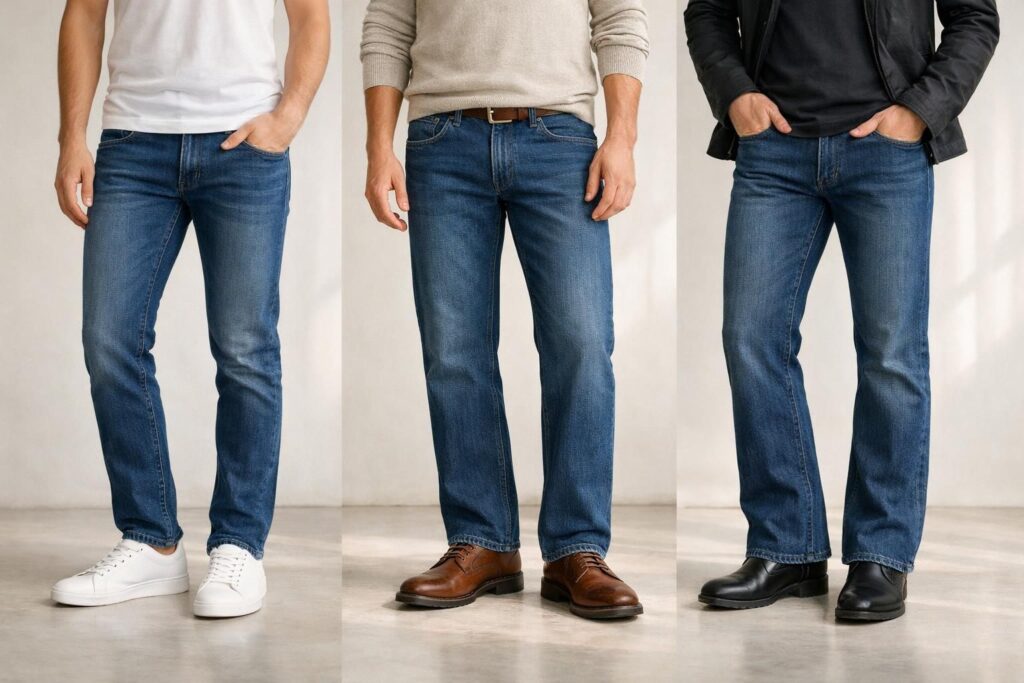 découvrez notre guide complet pour choisir les chaussures parfaites à porter avec un jean selon sa coupe. astuces mode pour un look stylé et adapté à chaque style.