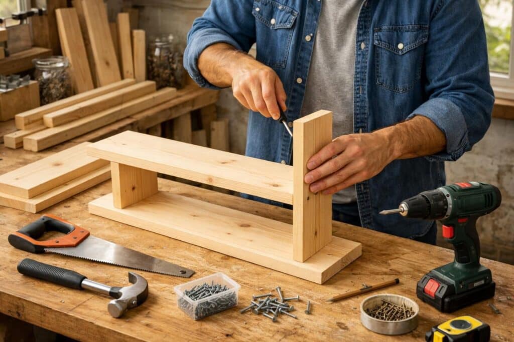 apprenez à fabriquer une étagère diy facilement avec des matériaux simples et abordables. suivez notre guide étape par étape pour un meuble personnalisé et pratique.