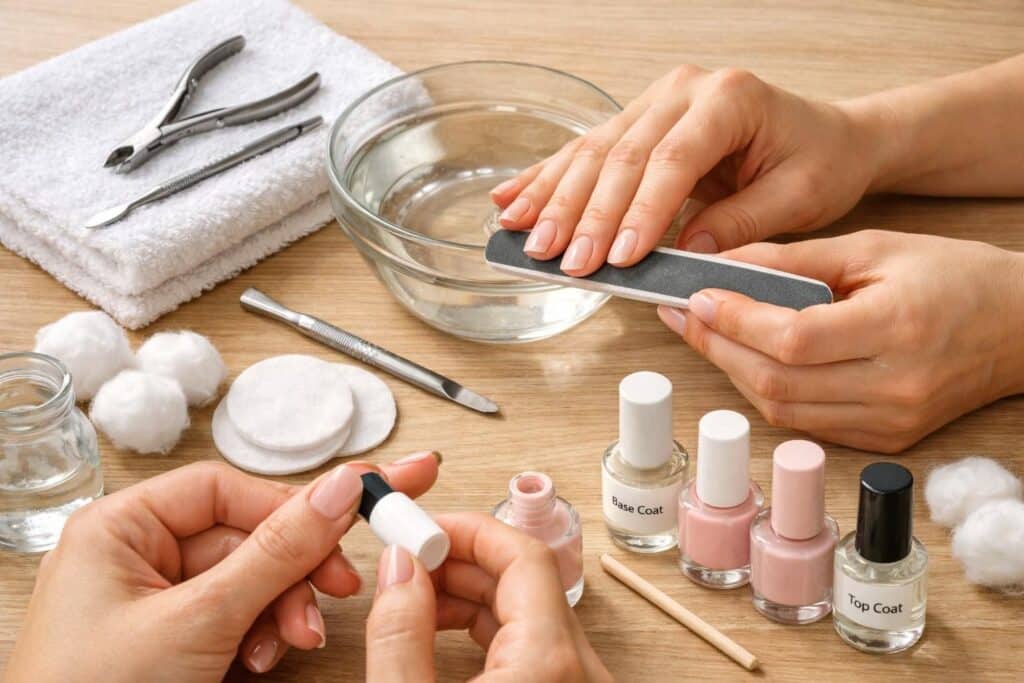 découvrez comment réaliser une manucure maison étape par étape facilement avec notre guide complet pour des ongles impeccables et soignés.