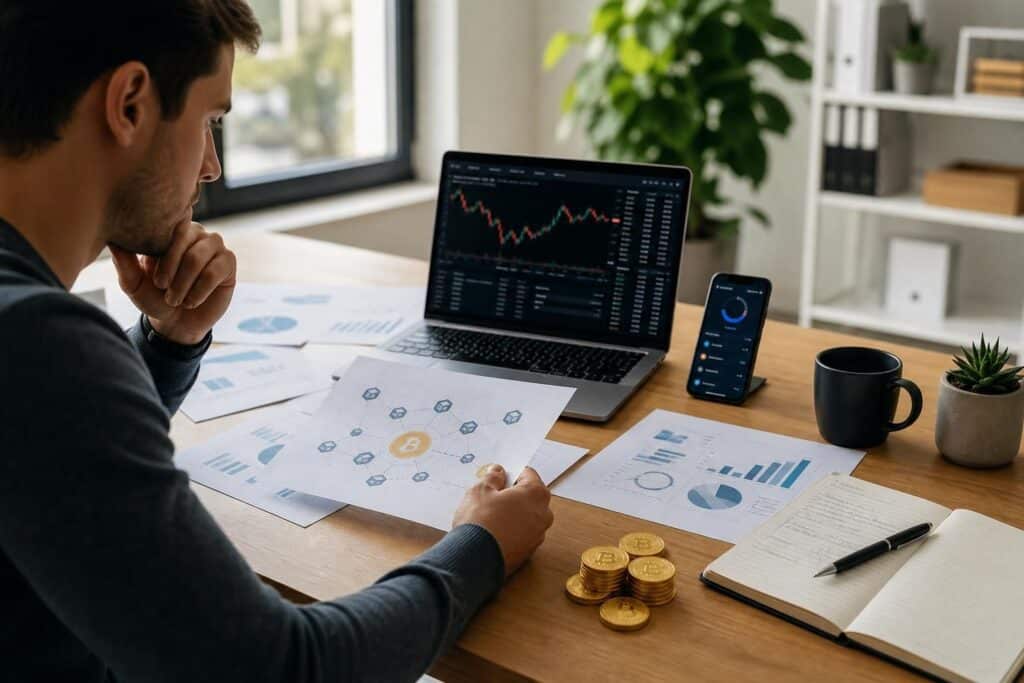 découvrez les fondamentaux des cryptomonnaies pour investir en toute sécurité. guide simple et clair pour bien débuter dans le monde des monnaies digitales.