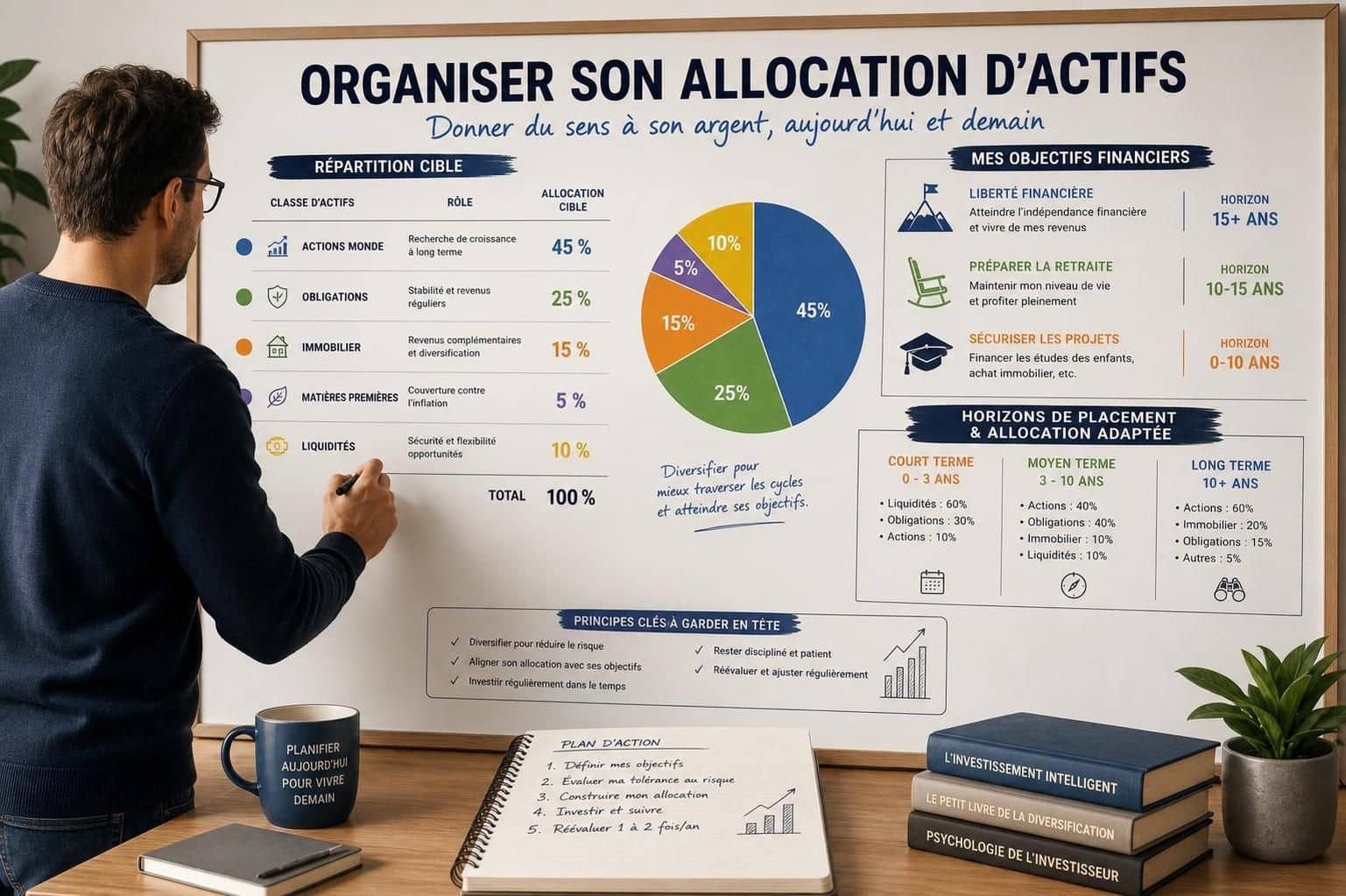 découvrez l'importance de la diversification de portefeuille et apprenez comment bien répartir vos investissements pour optimiser vos rendements tout en réduisant les risques.