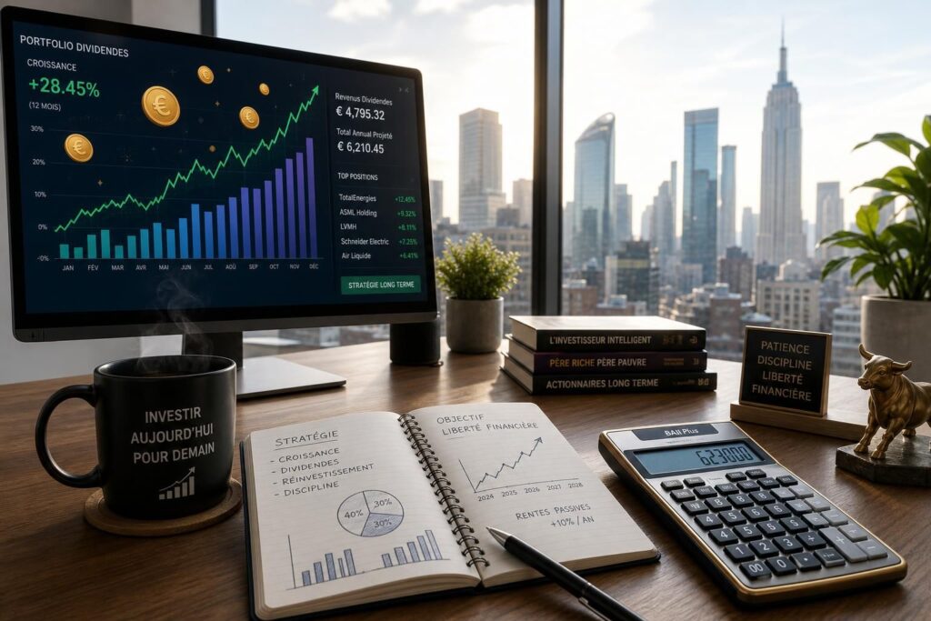 découvrez comment investir en actions à dividendes pour créer une stratégie efficace et générer des revenus passifs stables et durables.