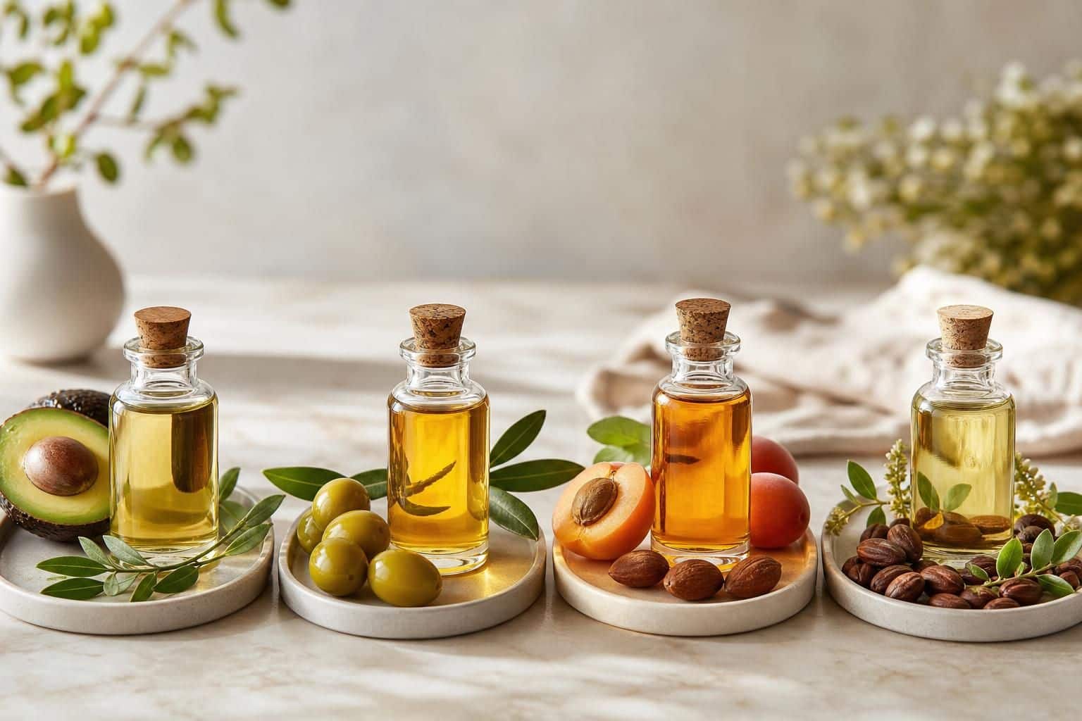 découvrez quelles huiles végétales conviennent le mieux à votre type de peau pour une routine beauté naturelle et efficace.