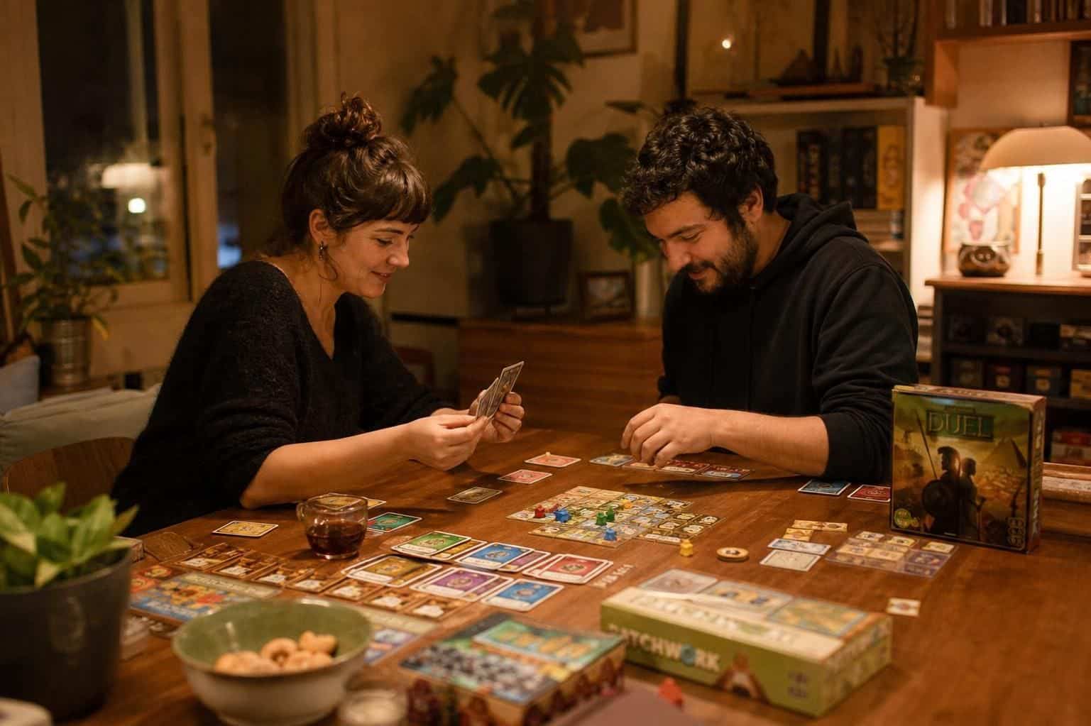 découvrez notre sélection de jeux de société pour deux joueurs, avec des idées et recommandations pour des parties passionnantes et conviviales à deux.