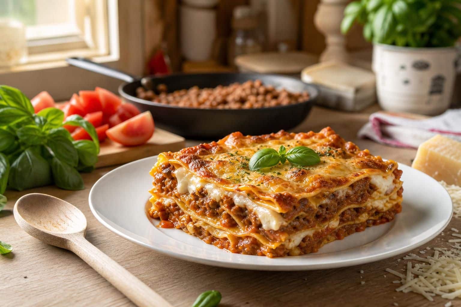 découvrez notre recette facile de lasagnes à la bolognaise maison, pour un plat savoureux et convivial qui ravira toute la famille.