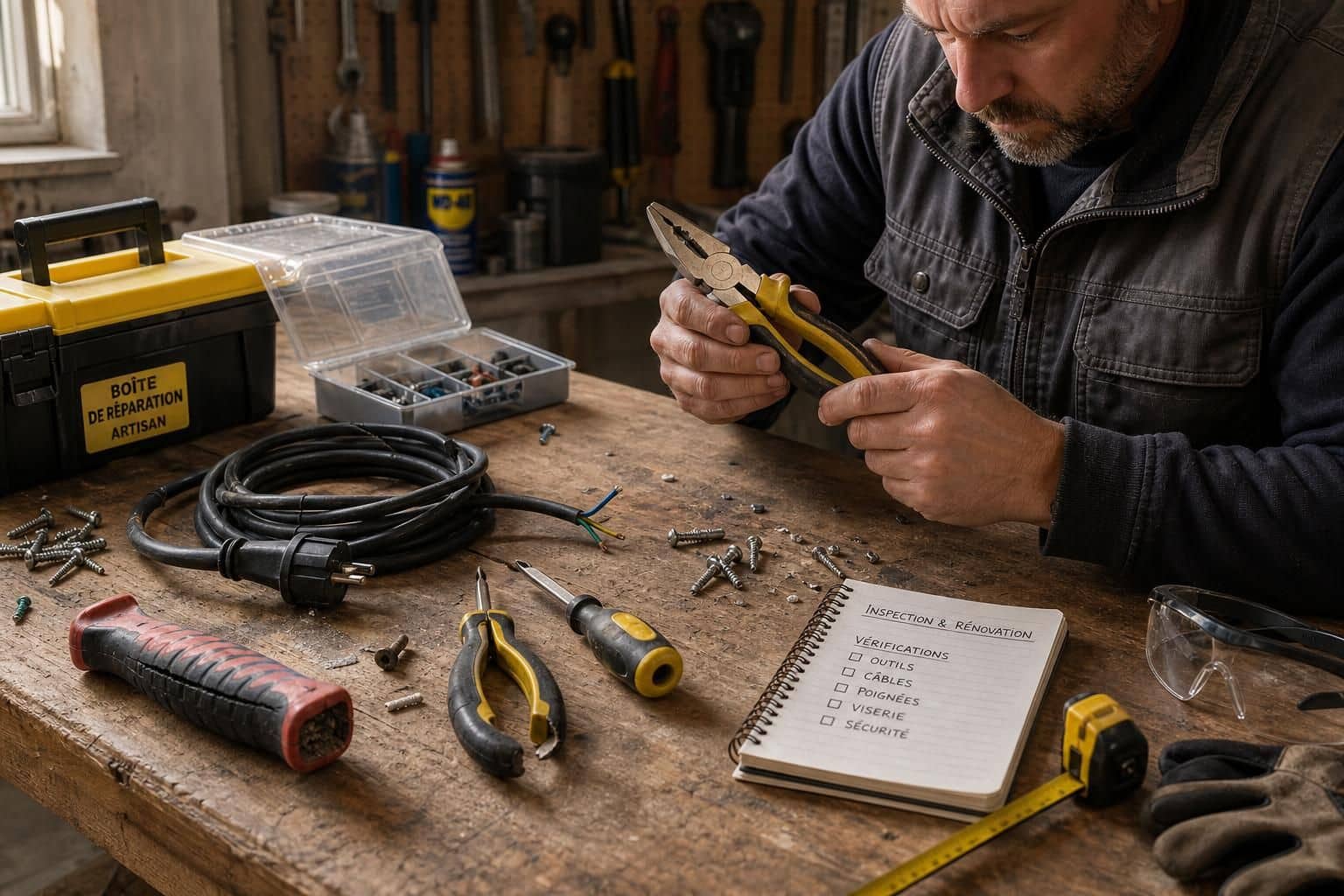 découvrez des conseils pratiques pour entretenir vos outils de bricolage et prolonger leur durée de vie grâce à un entretien régulier et adapté.