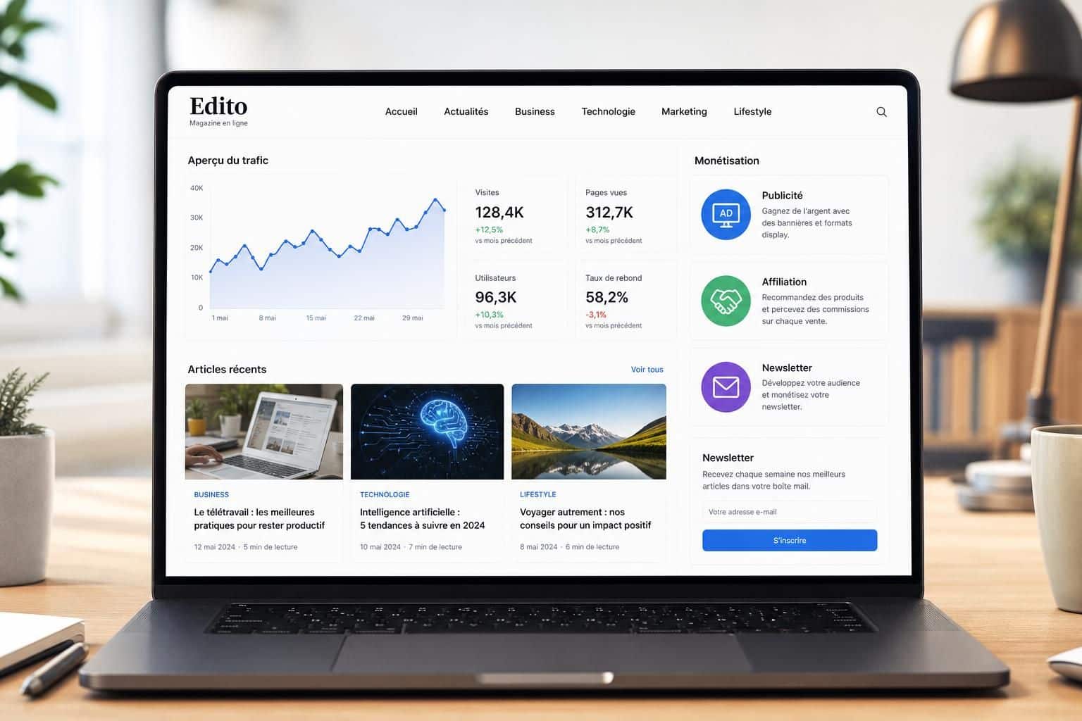 découvrez des méthodes efficaces pour gagner de l'argent avec un site web sans vendre de produit, grâce à des stratégies comme la publicité, l'affiliation et les contenus sponsorisés.