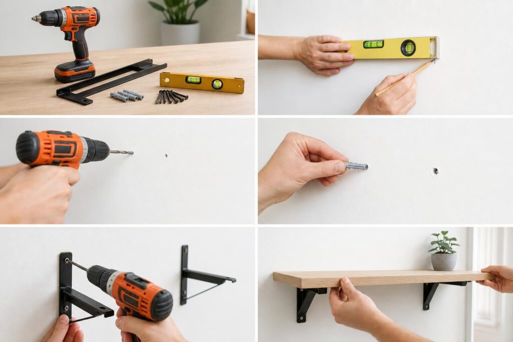 découvrez comment monter une étagère murale facilement grâce à notre guide étape par étape, simple et clair, pour réussir votre installation sans stress.