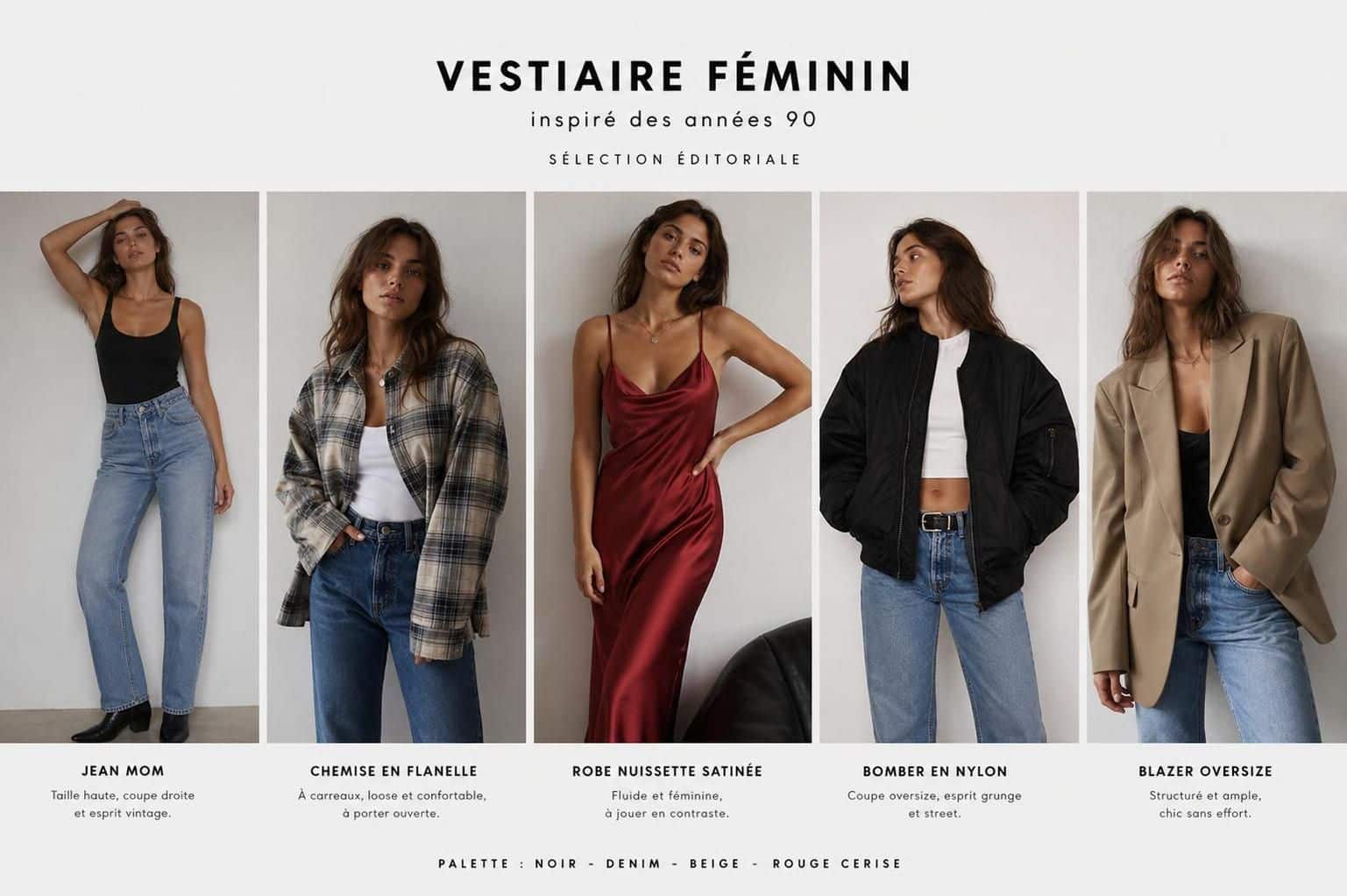découvrez comment adopter la tendance mode femme des années 90 avec des astuces pour intégrer ce style vintage dans votre garde-robe moderne.