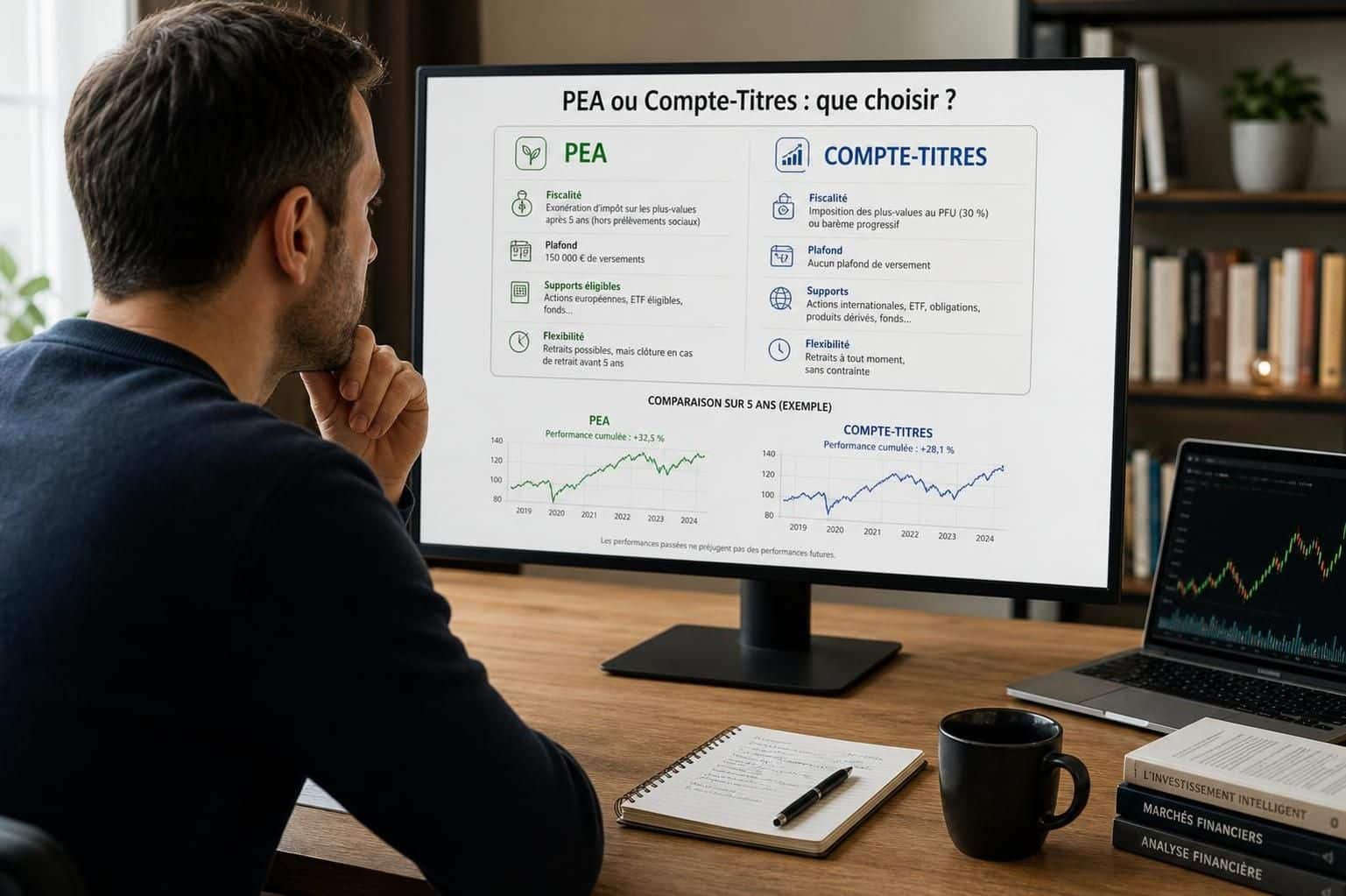 découvrez les différences entre le pea et le compte-titres pour choisir la meilleure solution d'investissement en bourse adaptée à vos objectifs financiers.