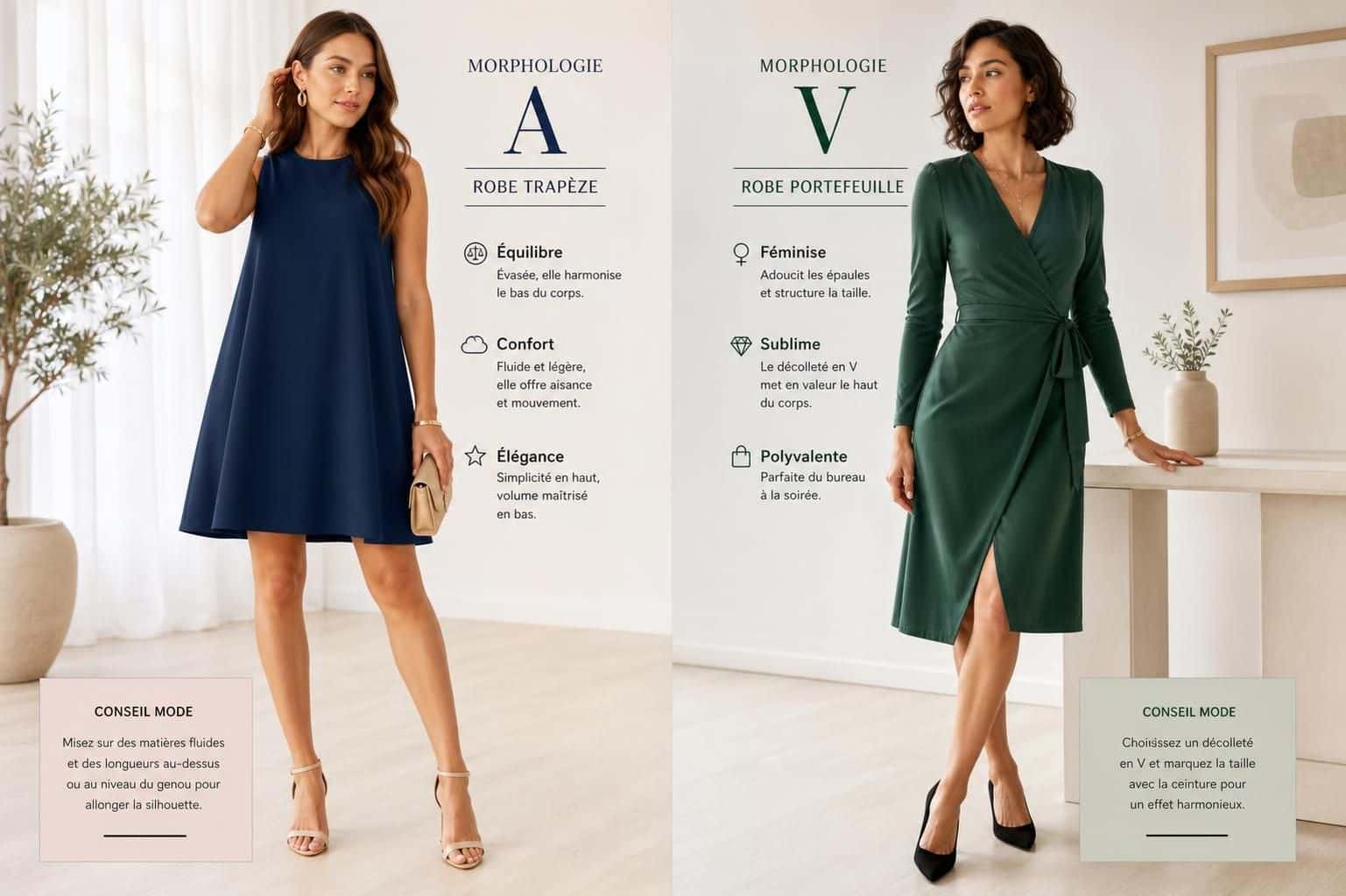 découvrez comment choisir la robe parfaite selon votre silhouette grâce à notre guide pratique, pour sublimer votre style et votre morphologie en toute simplicité.